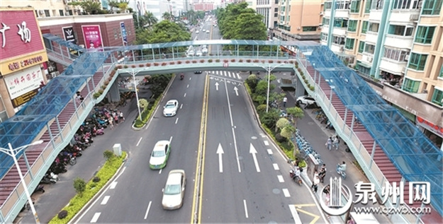 通过验收了 宝洲街万达人行天桥即将投用——九房网