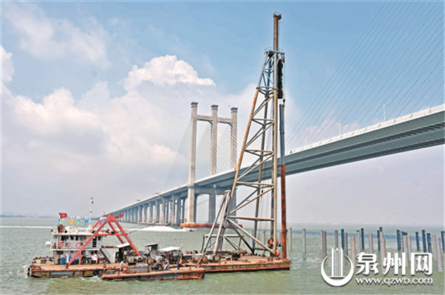 福厦客专泉州湾跨海大桥海上施工正式启动——九房网
