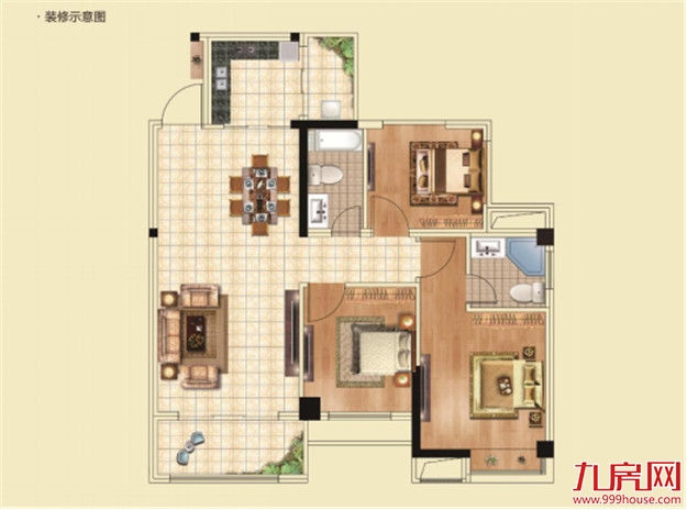 匹克奥林星城:仅此1栋!85㎡新品3房,收官之作——九房网 匹克奥林星城:仅此1栋!85㎡新品3房,收官之作——九房网