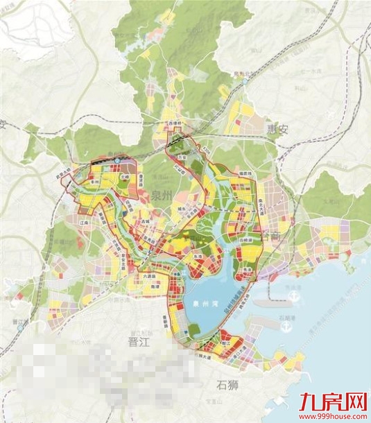 涉及泉州四区两市！海丝新城统筹协调范围划定！约240平方公里——九房网