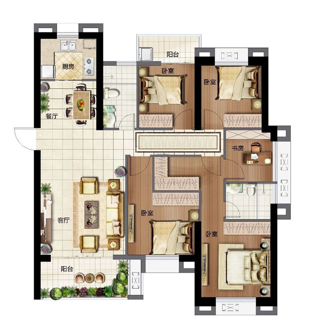 67-140㎡的2-5房！城东洛江板块纯新盘户型曝光……——九房网