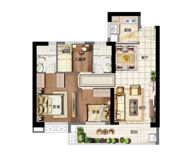 67-140㎡的2-5房！城东洛江板块纯新盘户型曝光……——九房网