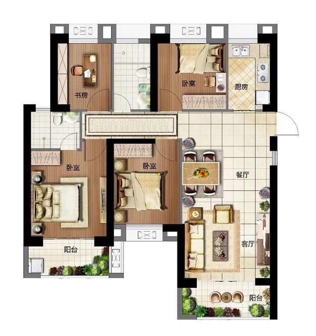 67-140㎡的2-5房！城东洛江板块纯新盘户型曝光……——九房网