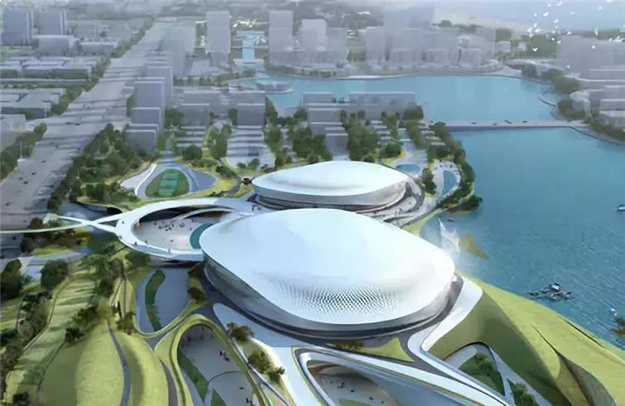 新地标!晋江第二体育中心主体育馆封顶!预计2020年3月三馆全面竣工!移交试运营!——九房网 新地标!晋江第二体育中心主体育馆封顶!预计2020年3月三馆全面竣工!移交试运营!——九房网