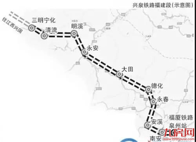 兴泉铁路南安北站设计方案曝光！目前泉州段已有3个站点效果图公开！——九房网