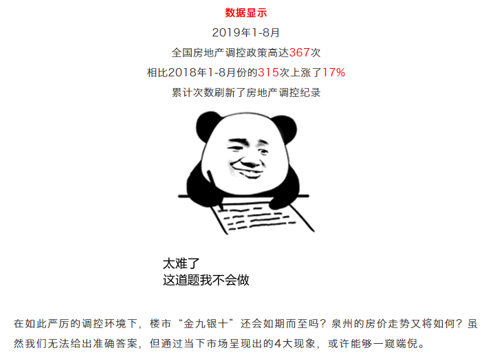 震惊！8个月！楼市调控367次！泉州1天1套特价房......——九房网