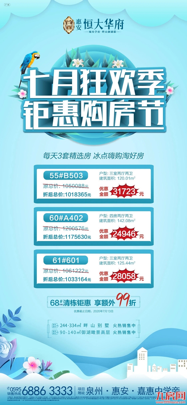 畅享夏日丨这个周末，来恒大华府清凉一“夏”！——九房网